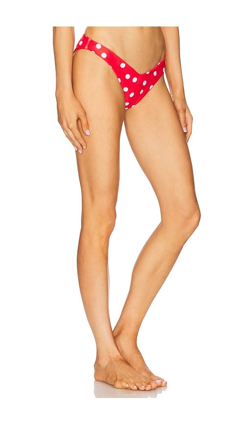 Lucy Bikini Bottom in Red. - size L (also in M, S, XL, XS, XXS) - superdown - Modalova