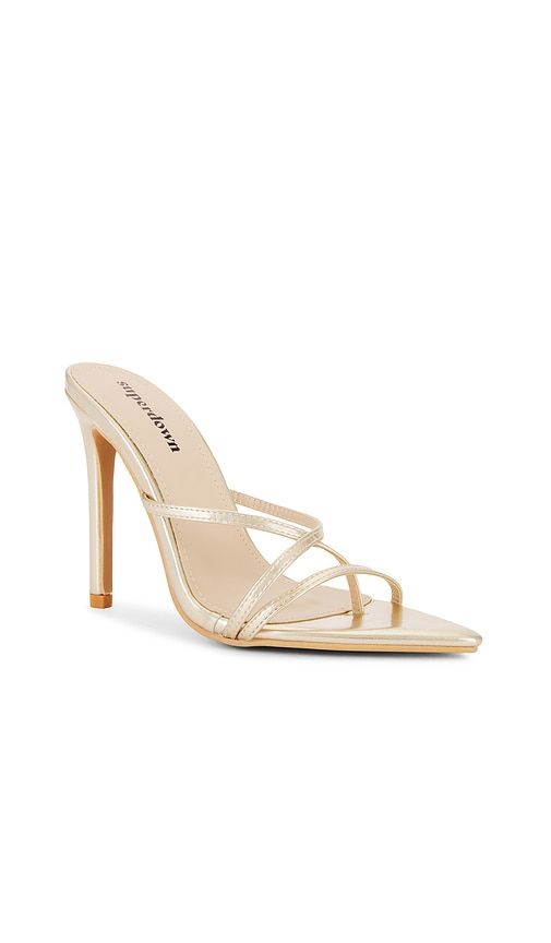 Sofia Heel in Metallic . - size 8 (also in 9) - superdown - Modalova