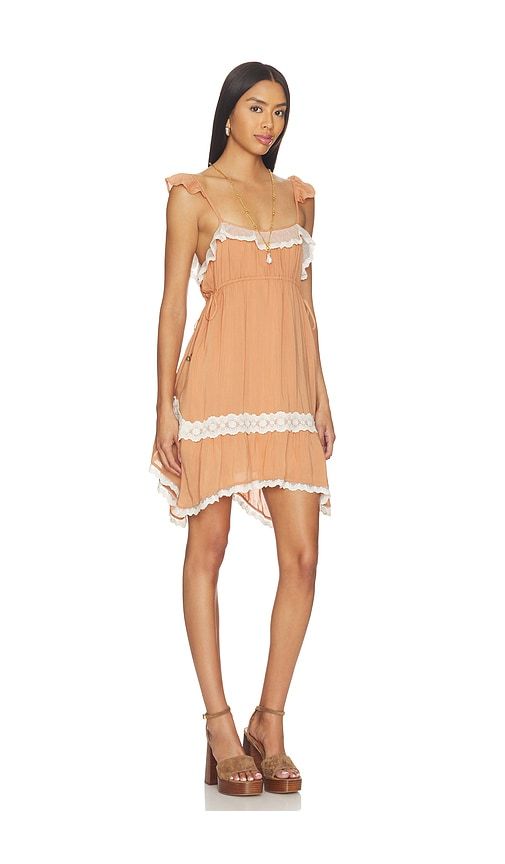 Poison Peach Mini Dress in Peach. - size S (also in XL, XS) - SPELL - Modalova