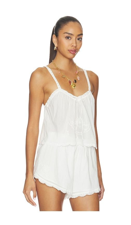 Vintage Petticoat Cami in White. - size L (also in M, S, XS) - SPELL - Modalova