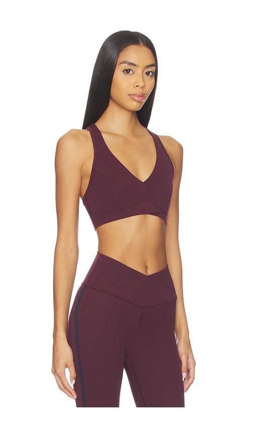 Mia Rigor Sports Bra in Wine. - size L (also in M, XL, XS) - Splits59 - Modalova
