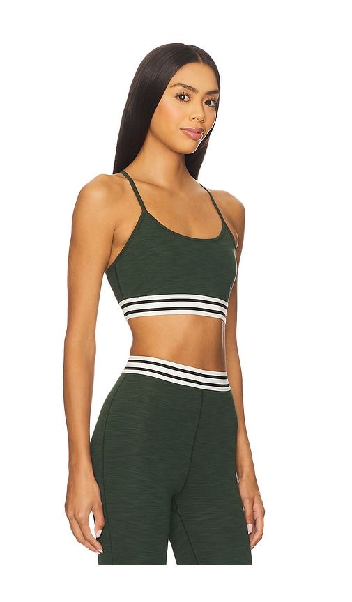 Cali Active Rib Sports Bra in Dark Green. - size L (also in XL, XS) - Splits59 - Modalova