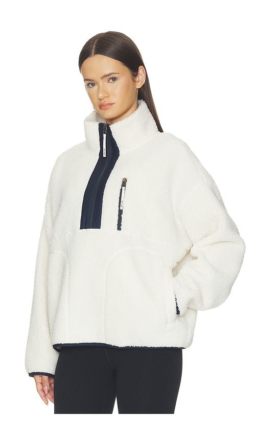 Reese Half Zip Pullover in Cream. - size L (also in M, S) - Splits59 - Modalova