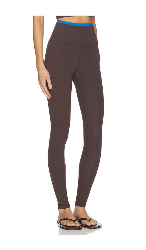 Dual High Waist Airweight 7/8 Legging in Chocolate. - size L (also in M, XL, XS) - Splits59 - Modalova