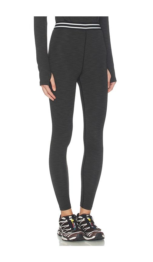 Bailey High Waist Active Rib 7/8 Legging in Black. - size L (also in S, XS) - Splits59 - Modalova