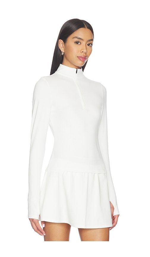 Stevie Active Rib Half Zip Waist Length Top in . - size L (also in M, XL) - Splits59 - Modalova