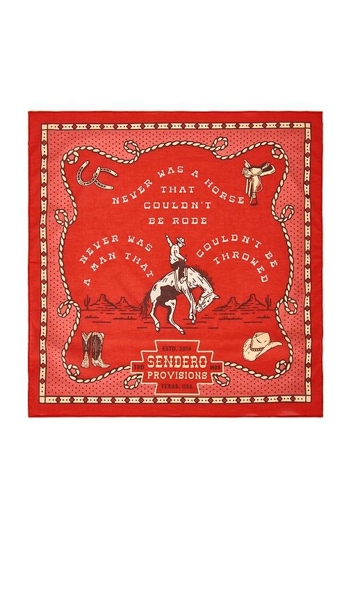 Never Was A Horse Bandana in - Sendero Provisions Co. - Modalova