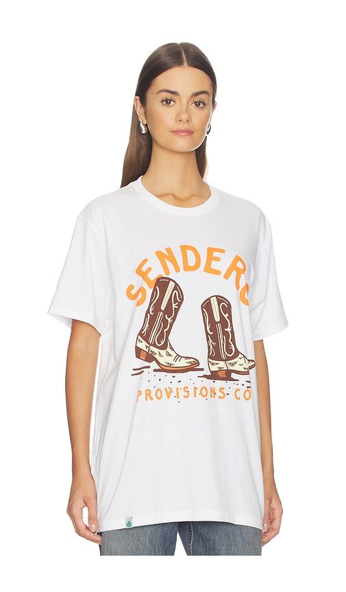 High Stepper Tee in White. - size L (also in M, S, XL/1X, XS) - Sendero Provisions Co. - Modalova