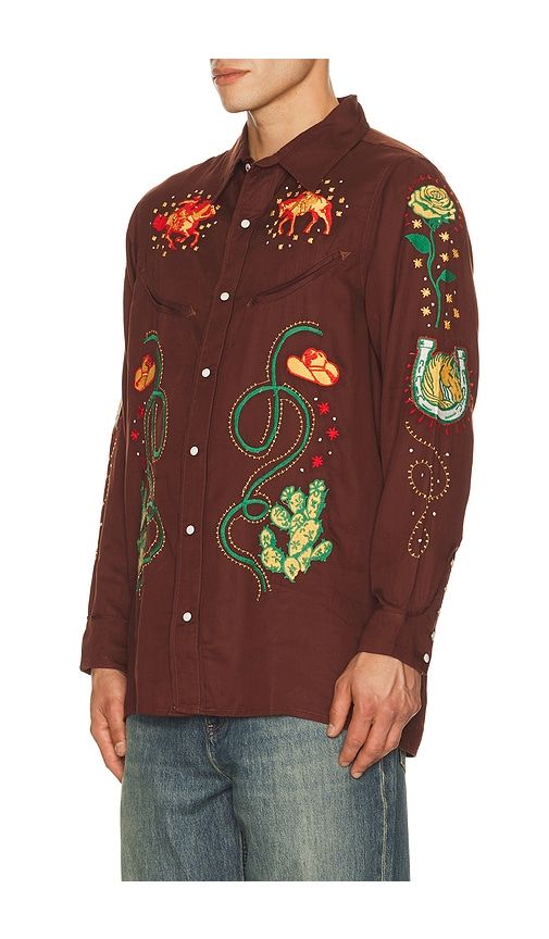 Show Pony Shirt in Brown. - size M (also in S, XS) - Sendero Provisions Co. - Modalova