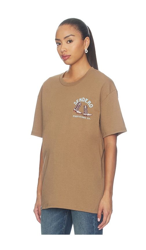 High Stepper Vintage Tee in Brown. - size L (also in M, S, XL/1X, XS) - Sendero Provisions Co. - Modalova