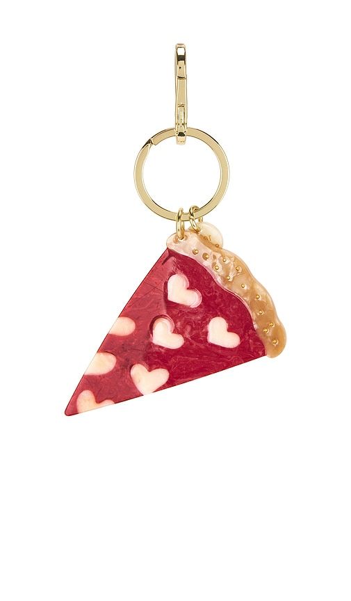 Hand-painted Bag Charm in Red - Solar Eclipse - Modalova