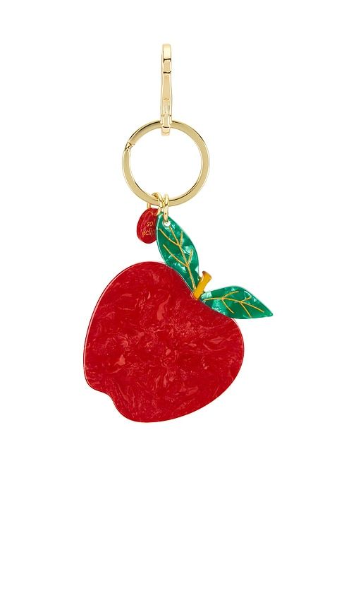 Hand-painted Bag Charm in Red - Solar Eclipse - Modalova