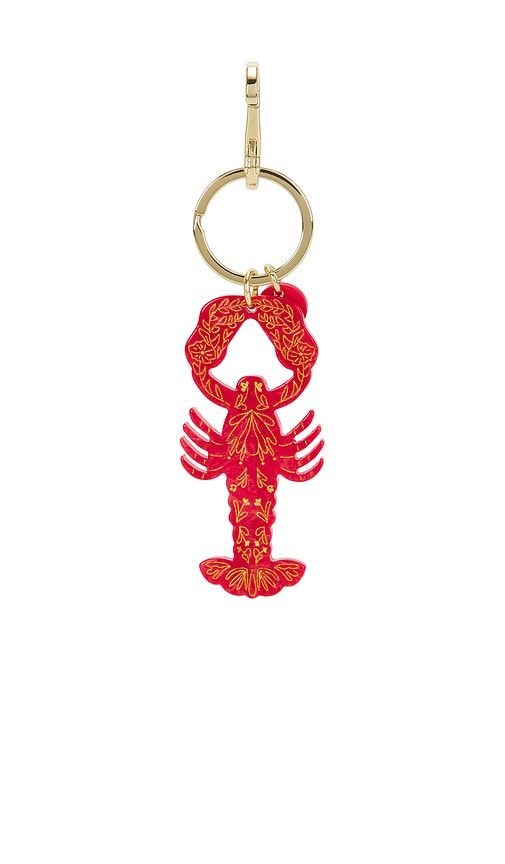Hand-painted Lobster Bag Charm + Keychain in - Solar Eclipse - Modalova