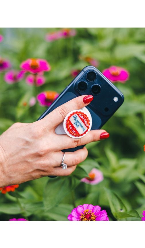 Hand-Painted Americana Cola Grip Charm in Red - Solar Eclipse - Modalova