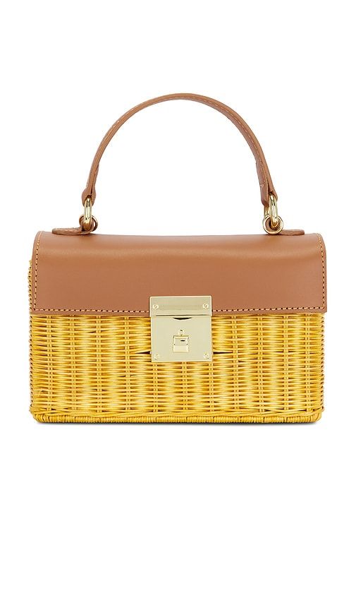 Serpui Eva Wicker Bag in Brown - Serpui - Modalova