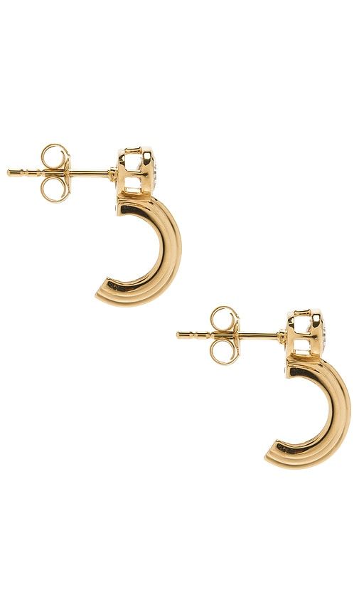 Pavillion Earrings in Metallic Gold - STONE AND STRAND - Modalova