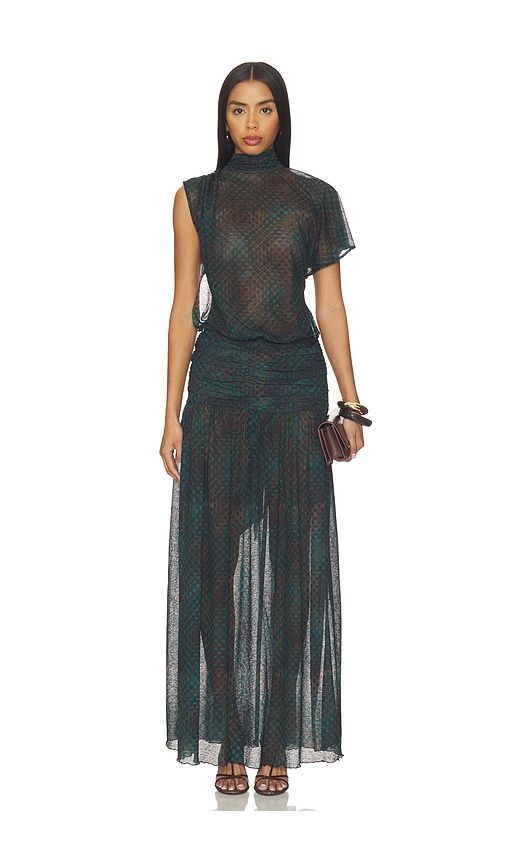 Dakota Dress in Black,Green. - size S (also in XS) - SIEDRES - Modalova