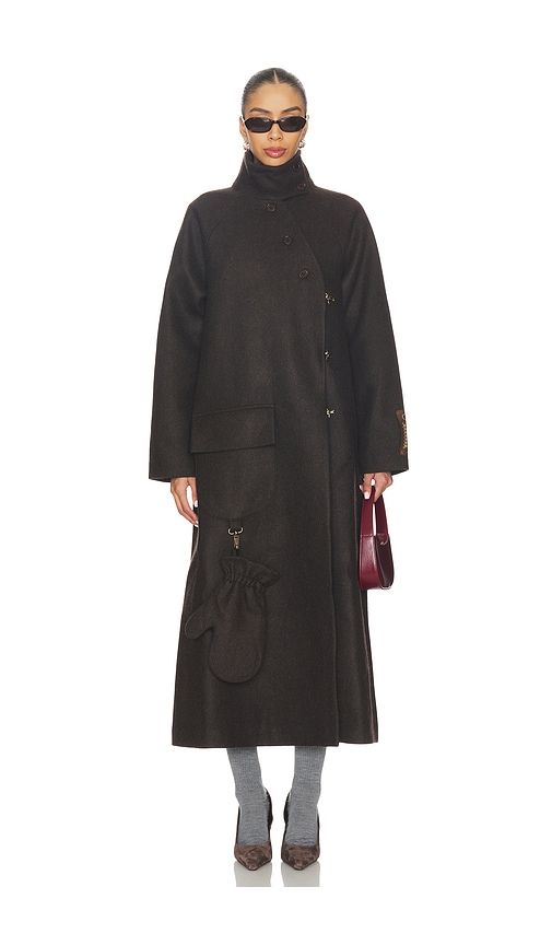 Wilma Coat in Brown. - size XS/S (also in M/L) - SIEDRES - Modalova