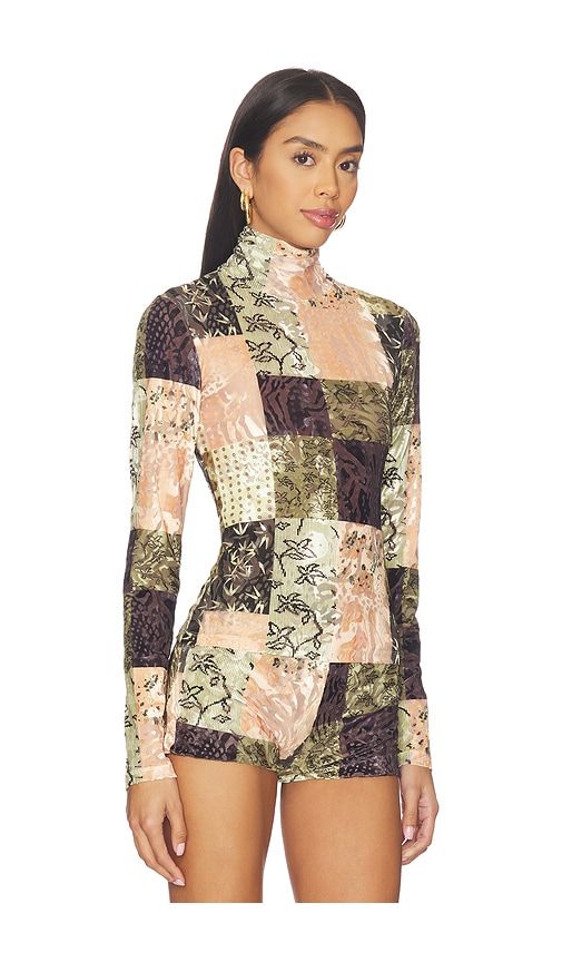 Cody Top in Brown, Green. - size L (also in M, S) - SIEDRES - Modalova