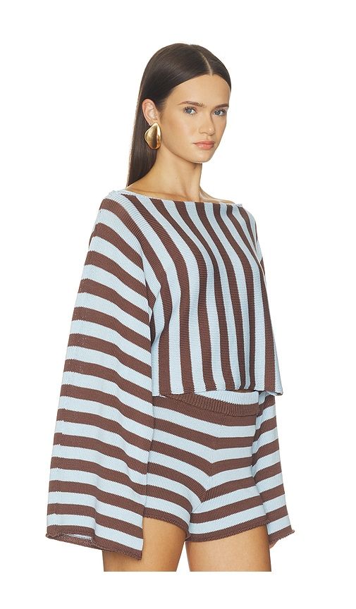 Izabelle Striped Sweater in Brown. - size L (also in M, S, XL, XS, XXS) - SRG - Modalova