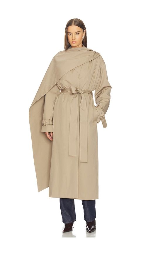 Tolev Coat in Beige. - size L/XL (also in S/M, XXS/XS) - SRG - Modalova