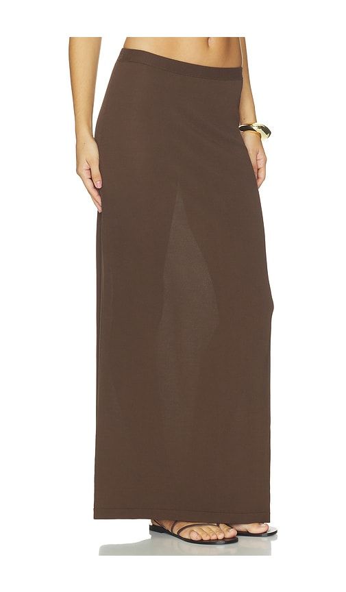 Emersyn Knit Skirt in Brown. - size L (also in M, S, XL, XS, XXS) - SRG - Modalova