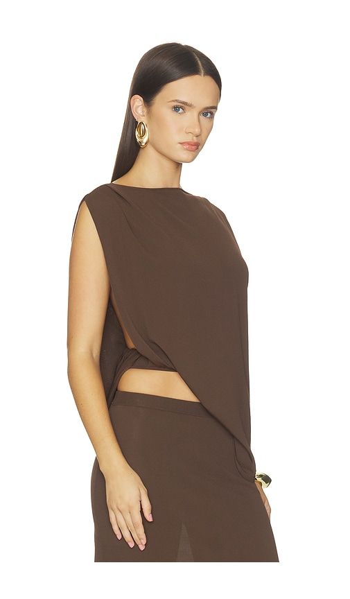 Emersyn Knit Top in Brown. - size L (also in M, S, XS) - SRG - Modalova