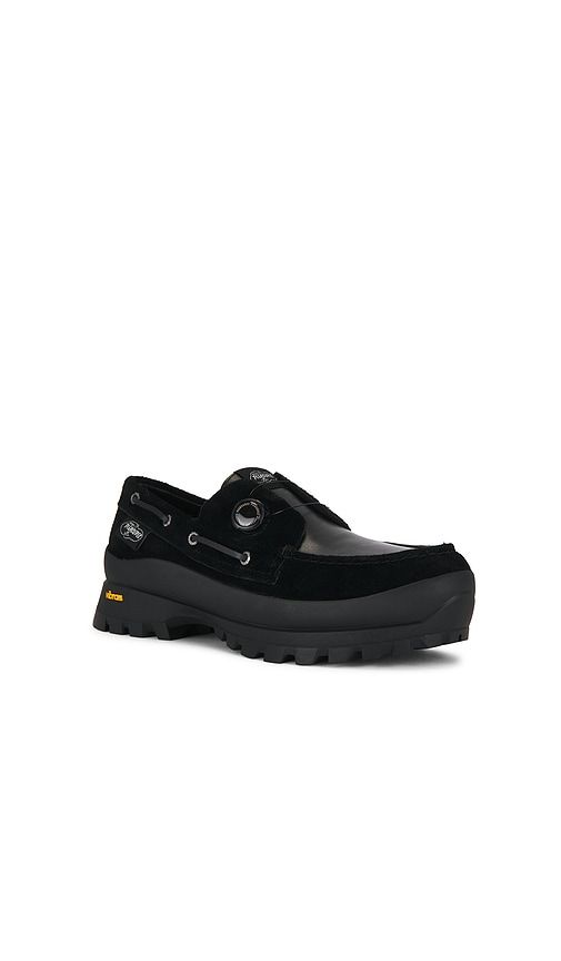 X Pleasures 3-Eye Vibram Turn-lock Lug Boat Loafer in Black. - size 11 (also in 11.5, 7.5, 8) - Sperry - Modalova