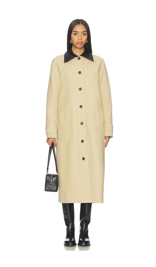 Vinni Coat in Tan. - size M (also in S) - Rue Sophie - Modalova