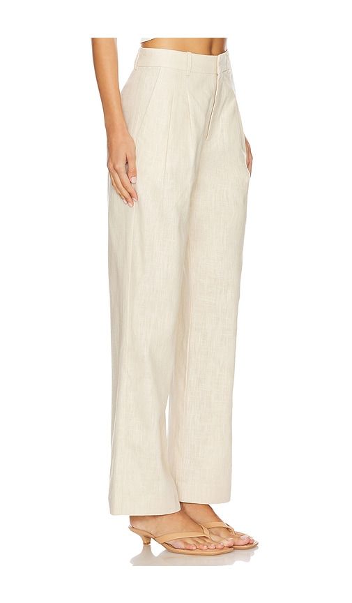 Reise Linen Pant in Beige. - size M (also in XL) - Rue Sophie - Modalova