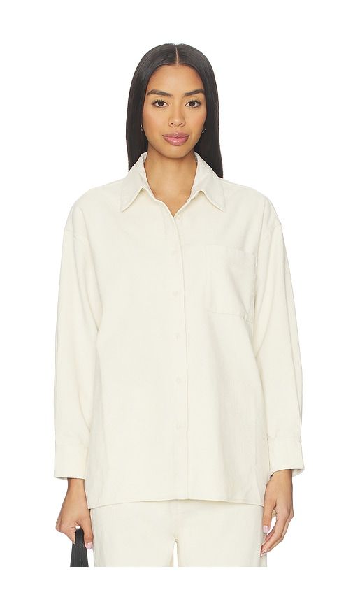 Roy Cord Shirt in Cream. - size M (also in L) - Rue Sophie - Modalova