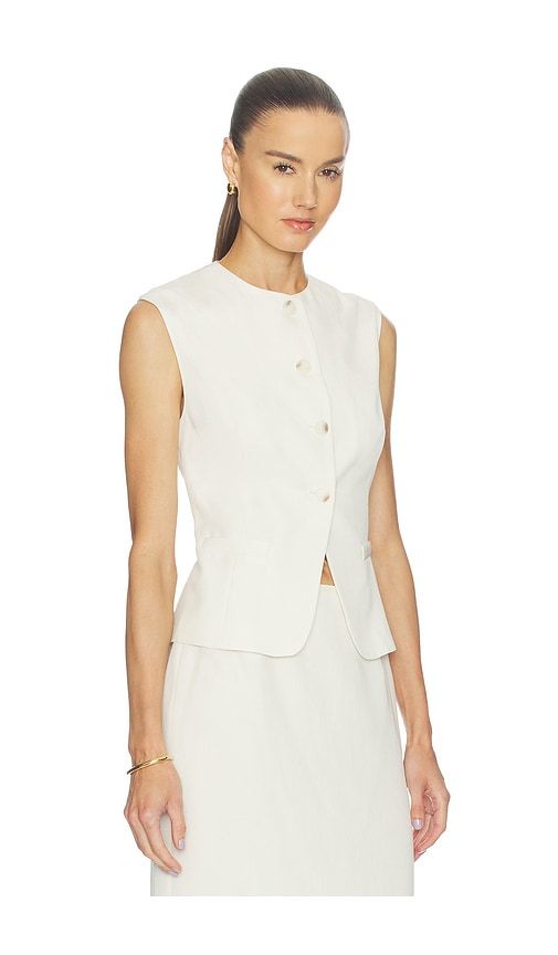 Elira Vest in Ivory. - size M (also in S, XS) - Rue Sophie - Modalova