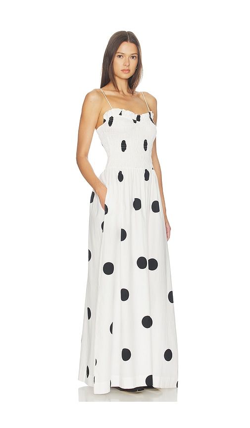 Ruffled Bodice Maxi Dress in White. - size L (also in M, S, XL, XS) - SWF - Modalova