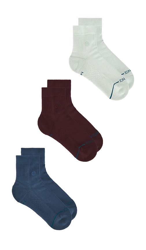 Icon Quarter 3 Pack Socks in . - size L (also in M) - Stance - Modalova
