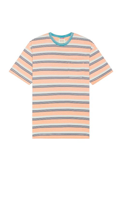 Yarn Dye Stripe Pocket Tee in Multi. - size L (also in M, S) - Scotch & Soda - Modalova