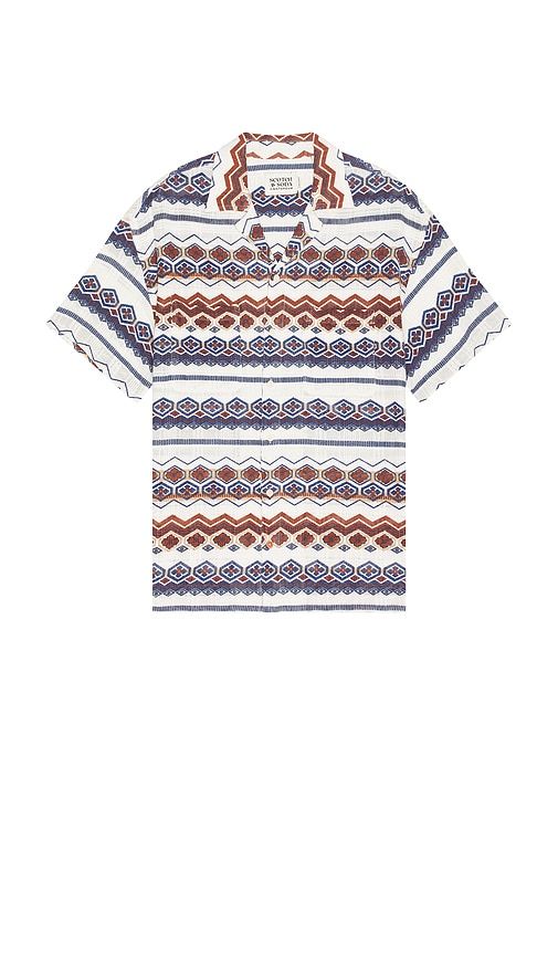 Structured Stripe Shirt in White. - size L (also in M) - Scotch & Soda - Modalova
