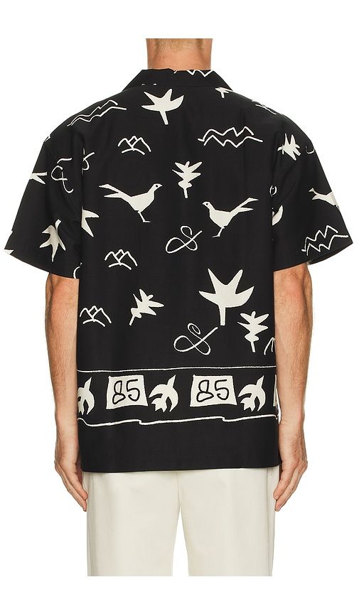 Relaxed Fit Placed AOP Short Sleeve Shirt in . - size M (also in S) - Scotch & Soda - Modalova