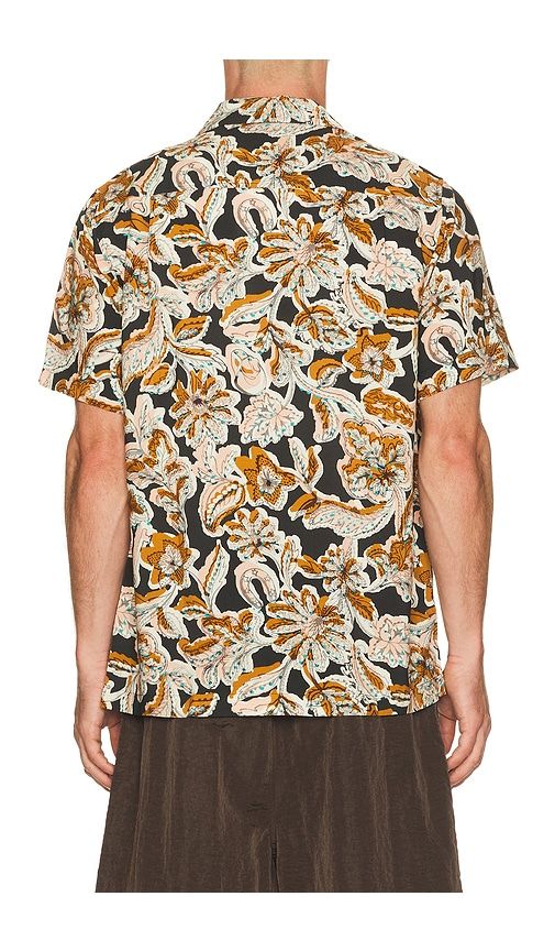 Printed Short Sleeve Shirt in Brown. - size M (also in S, XXL/2X) - Scotch & Soda - Modalova