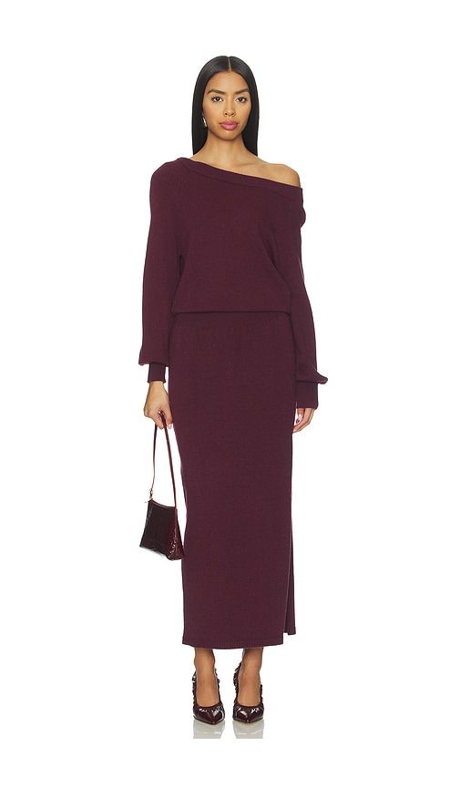 Moxy Maxi Dress in Wine. - size L (also in M, S, XS) - Stitches & Stripes - Modalova