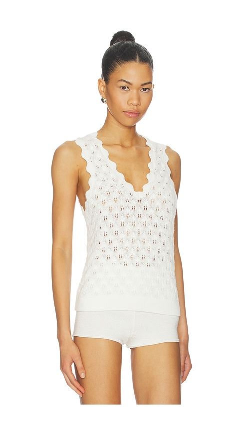 Nina Tank in Ivory. - size L (also in M, S) - Stitches & Stripes - Modalova