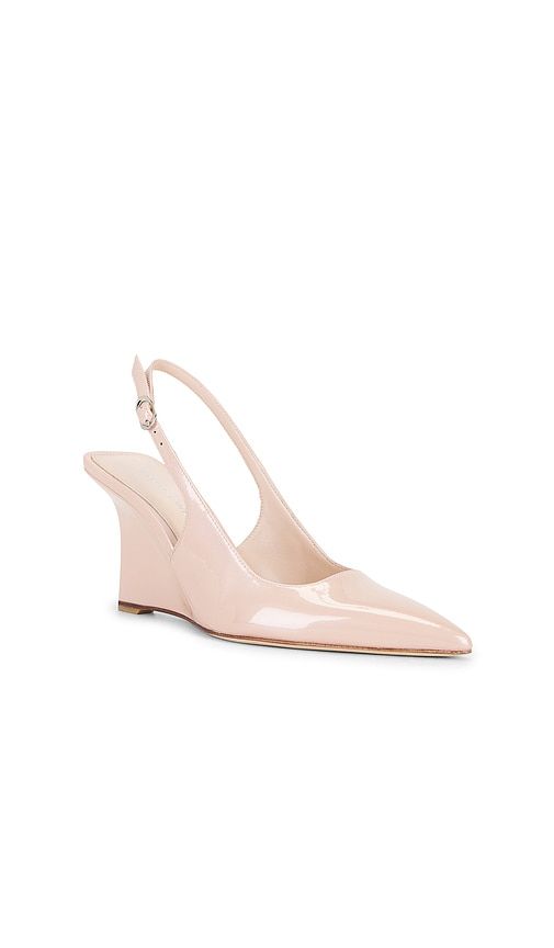 Vinnie Sling Wedge 85 Pump in Blush. - size 6.5 (also in 7, 7.5, 8, 8.5, 9) - Stuart Weitzman - Modalova