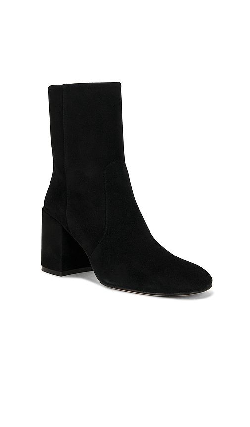 Nubacari Zip Bootie in Black. - size 10 (also in 6, 6.5, 7, 7.5, 8, 8.5, 9, 9.5) - Stuart Weitzman - Modalova