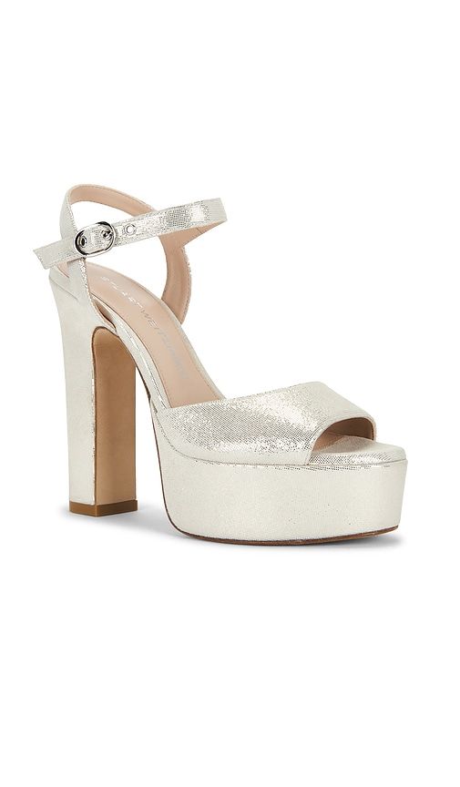 Reade Platform Sandal in Beige. - size 7.5 (also in 8.5, 9) - Stuart Weitzman - Modalova