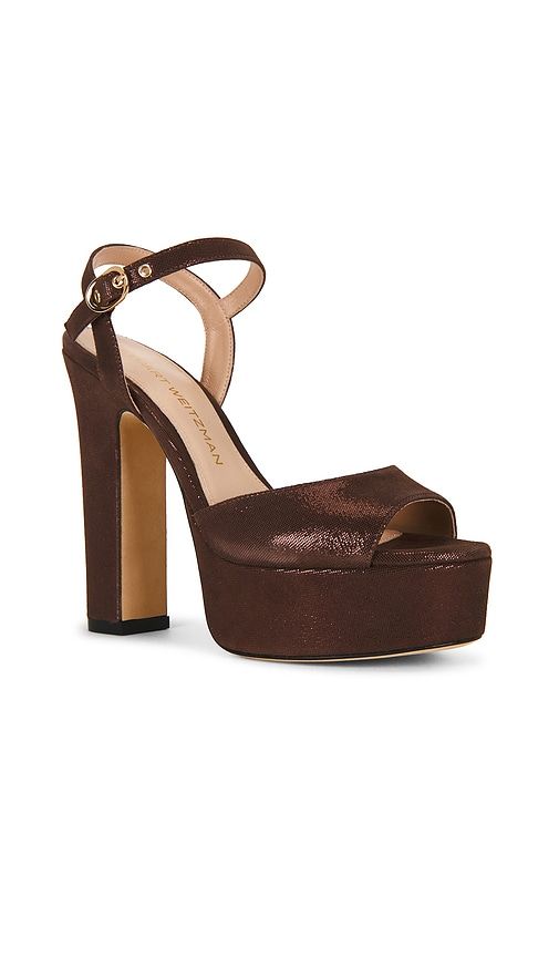 Reade Platform in Brown. - size 6 (also in 6.5, 7, 7.5, 8, 8.5, 9, 9.5, 10) - Stuart Weitzman - Modalova