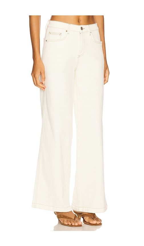 Bay Wide Leg Jeans in White. - size 32 (also in 34) - Seventy + Mochi - Modalova