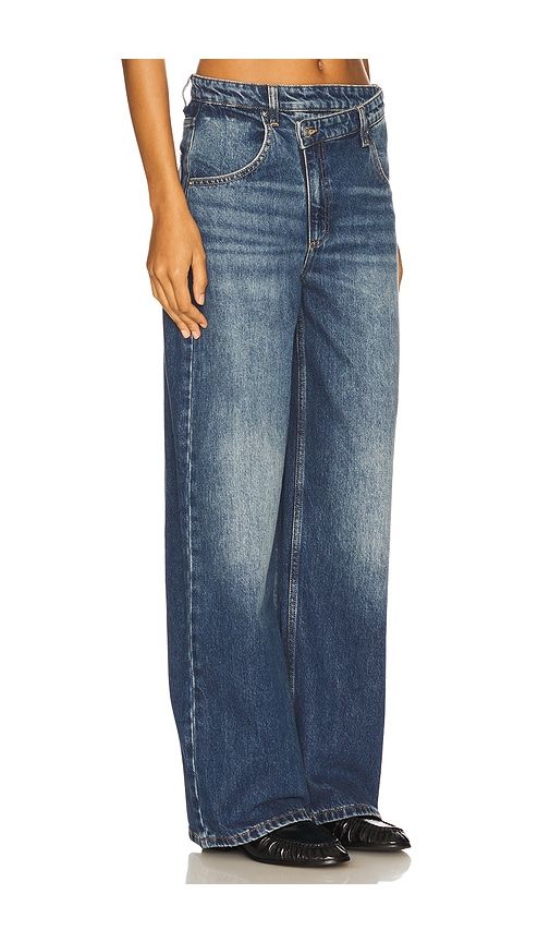 Cross Over Lia Wide Leg Jeans in Blue. - size 24 (also in 31) - Seventy + Mochi - Modalova