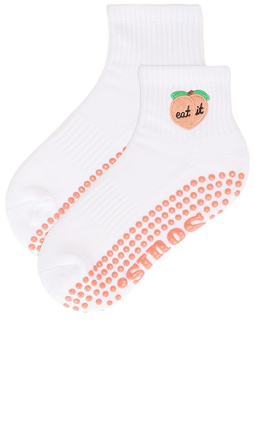Peach Grip Socks in . - size M/L (also in S/M) - Souls. - Modalova
