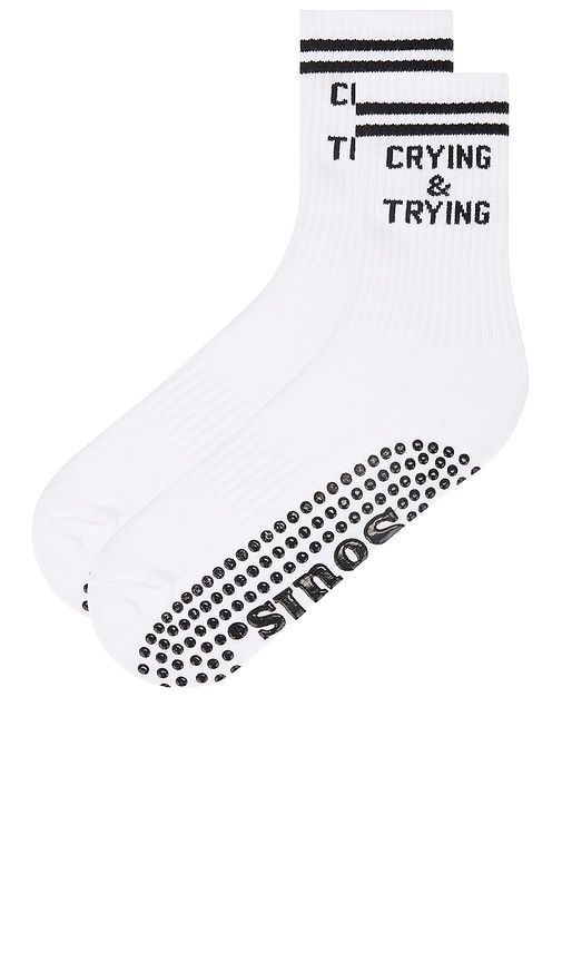 Crying & Trying Grip Socks in . - size M/L (also in S/M) - Souls. - Modalova