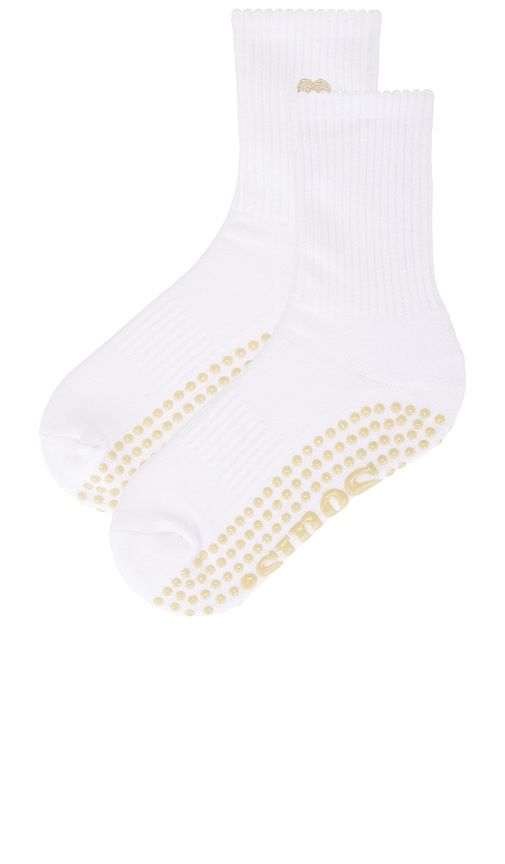 Beige Heart Grip Socks in . - size S/M (also in M/L) - Souls. - Modalova