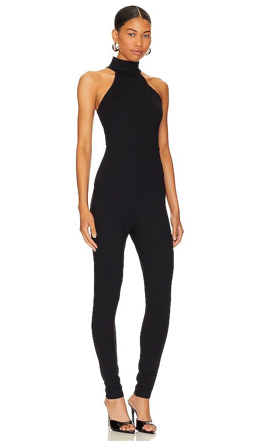 Mock Neck Jumpsuit in . - size L (also in XL) - Susana Monaco - Modalova